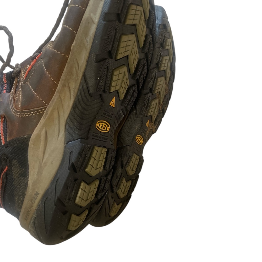 KEEN Men's Dark Brown Outdoor waterproof Utility Steel-Toed Boots, Size 10 Boots - Picture 6 of 7